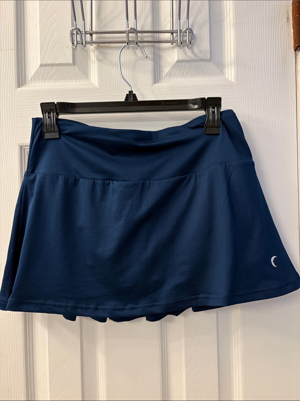 ZYIA Navy Active Tennis Skort - Crescent Logo, Medium, 12 inch length